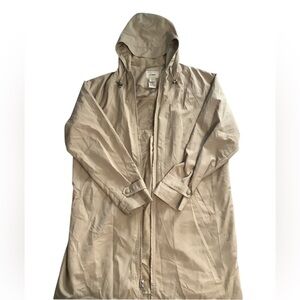 L.L. bean tan trench coat